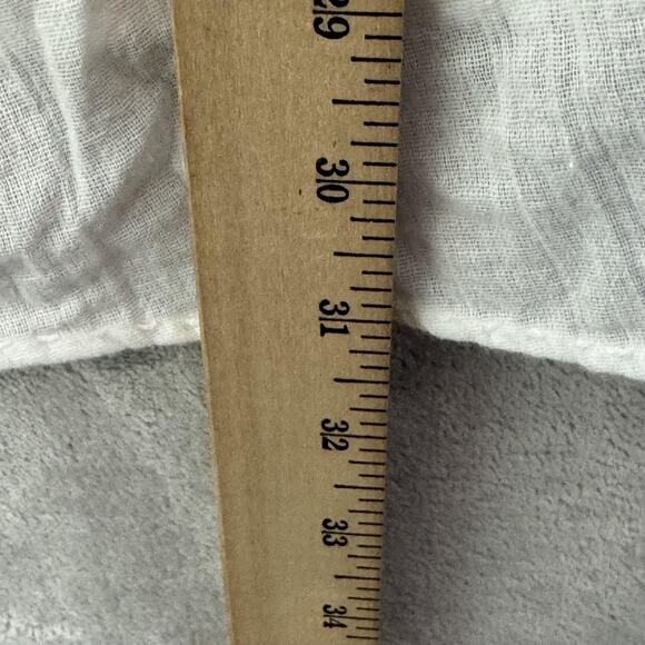 Nativa Tunic Top Womens Medium Embroidered Boho Peasant Blouse Tassel Bohemian - Picture 11 of 11